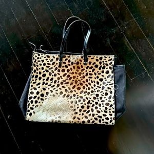 Clare V Simple Tote Leopard
